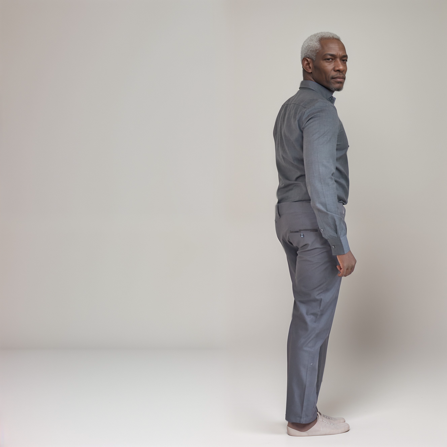 Slim fit-Camouflage Dark Grey