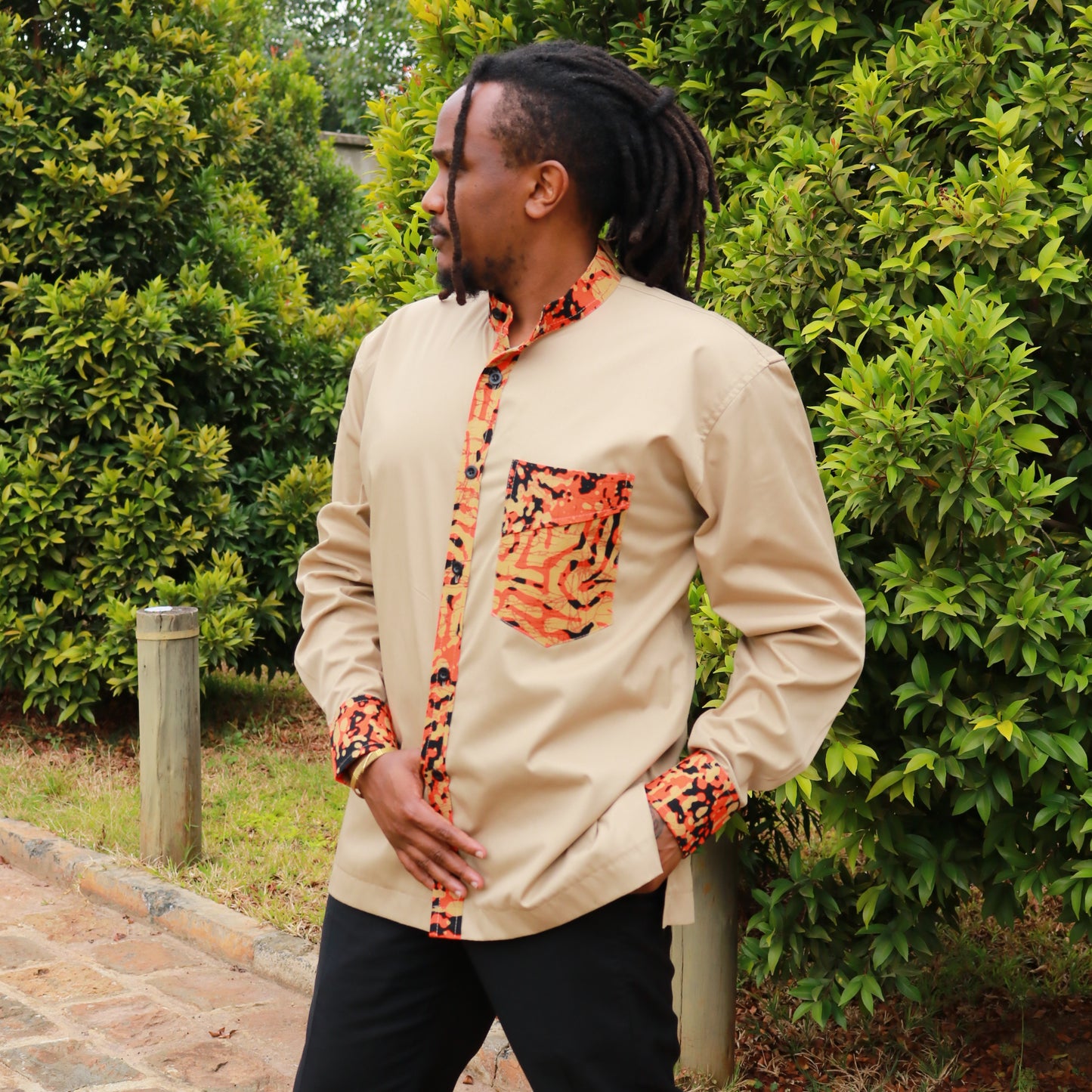 Long sleeve shirt -  African